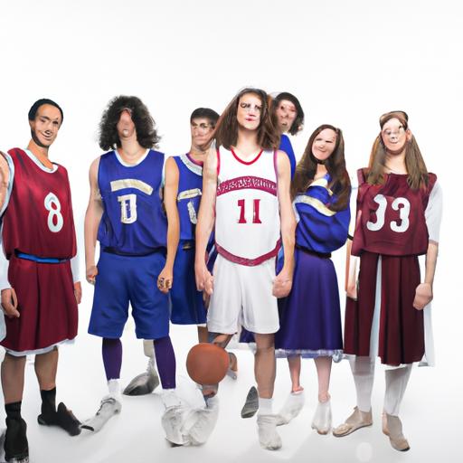 Các diễn viên trong phim sẽ diện áo đấu đầy sôi động khi tham gia giải đấu bóng rổ.