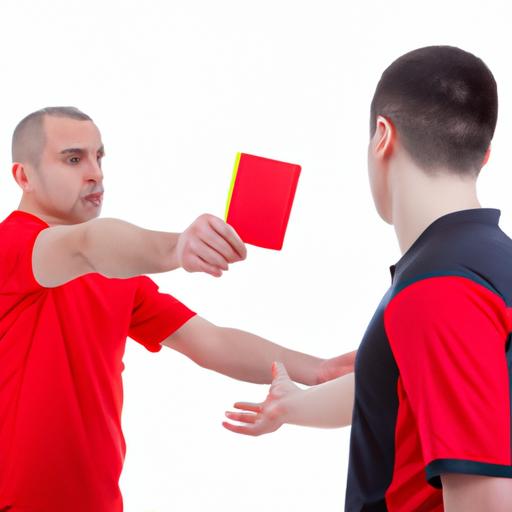 Trọng tài rút thẻ đỏ vì cầu thủ vi phạm luật fifa bóng chạm tay mới